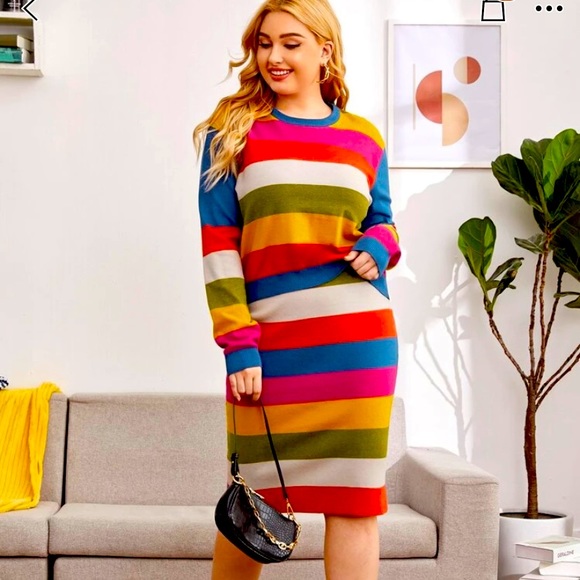 Multi-color Two piece sweater set NWOT! - Picture 5 of 6